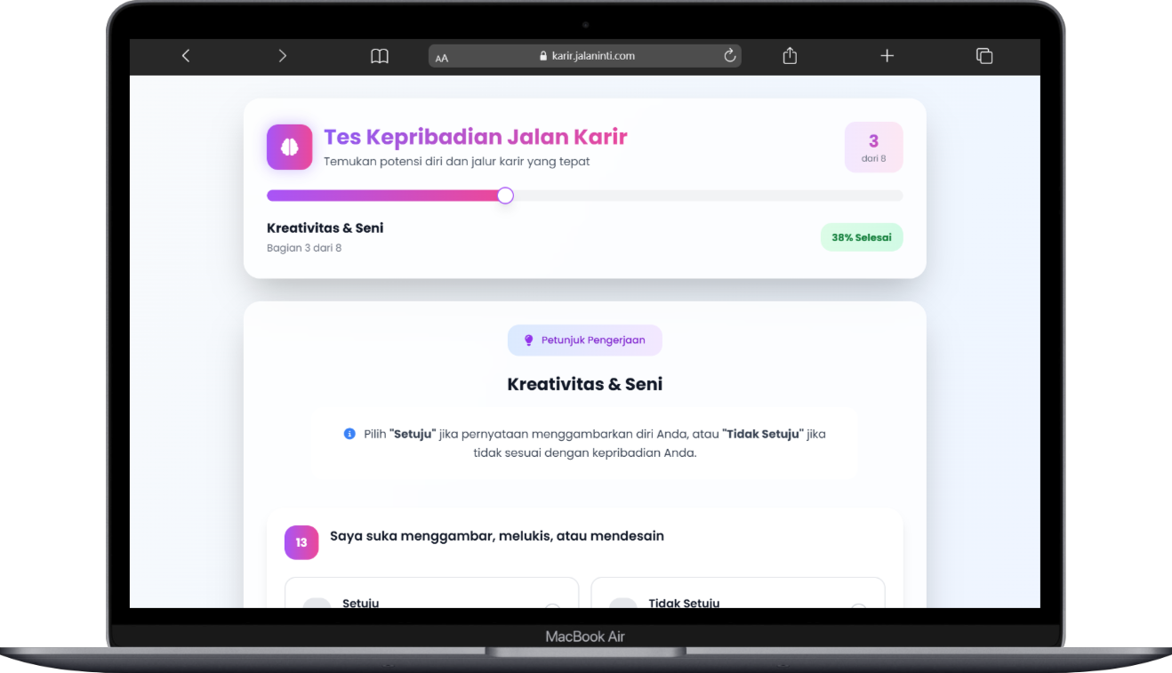 Tes Kepribadian Jalan Karir
